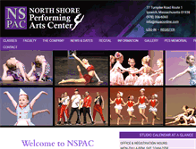 Tablet Screenshot of nspaconline.com